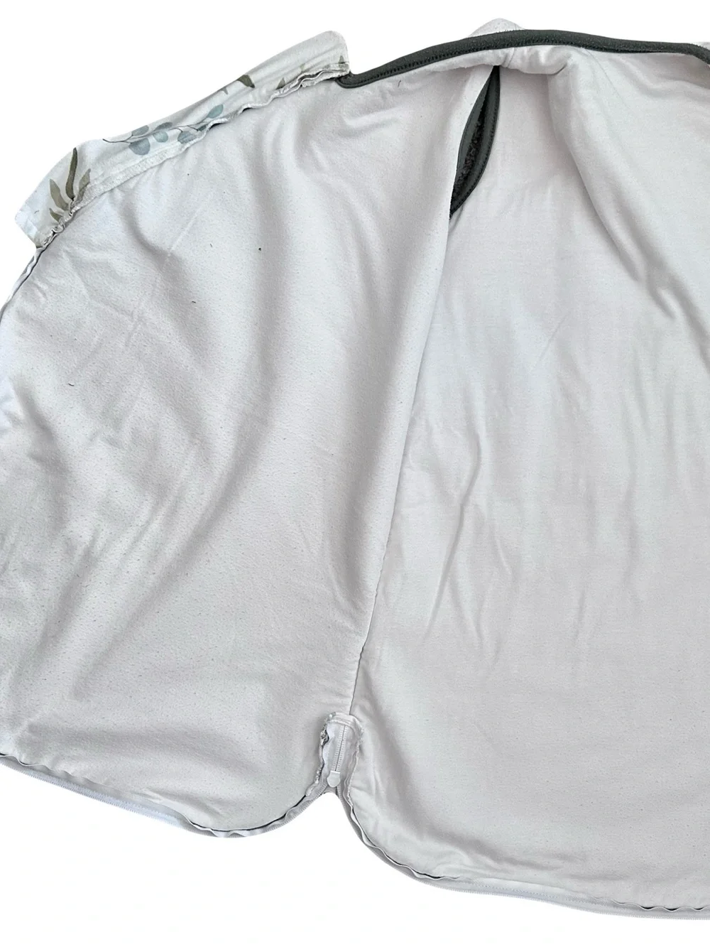 Copper Pearl Neutral Leaf Print Sleep Sack